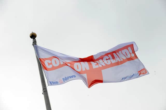 England flag. Picture: Allan Hutchings (101816-008)