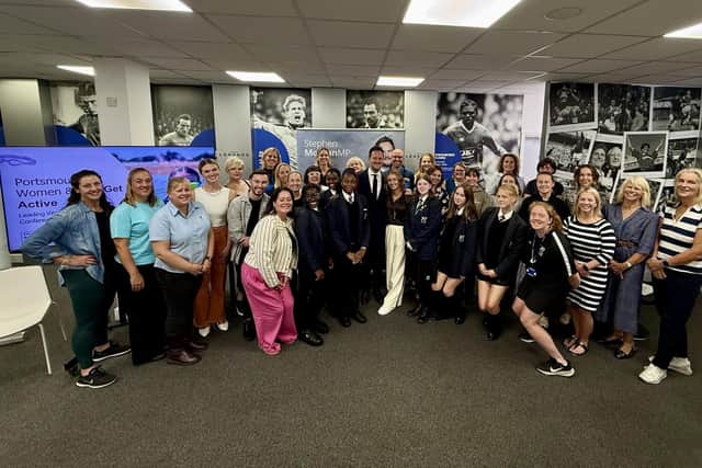 Attendees at the Leading Women in Sports Conference