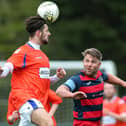 Billy Butcher, right, got Paulsgrove's winner against Locks Heath. Picture: Chris Moorhouse (100421-30)