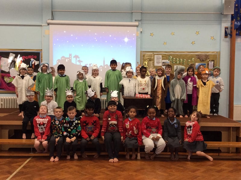 Students at St Columba Church of England Primary School  have put on a nativity show.  Picture: Submitted
