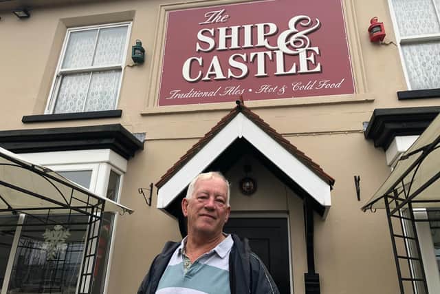Steve Fitzgerald, the landlord of The Ship and Castle, in Rudmore Road.