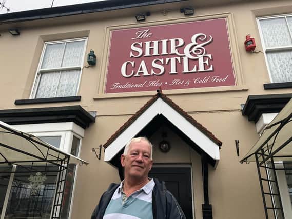 Steve Fitzgerald, the landlord of The Ship and Castle, in Rudmore Road.