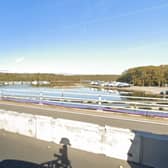 The M27 bridge that overlooks the River Hamble. Picture: Google