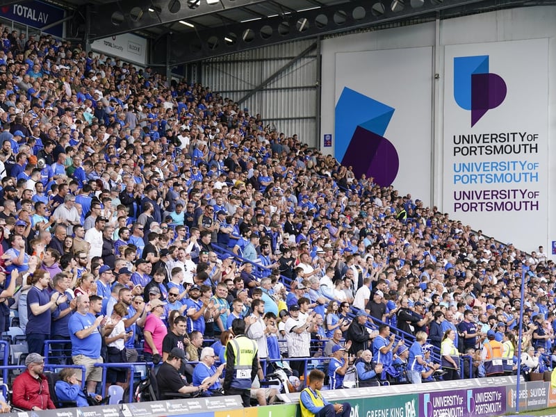 An overall crowd  of 17,454 took in the game against Cheltenham
