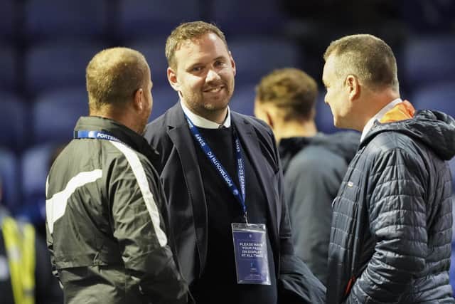 Pompey sporting director Rich Hughes