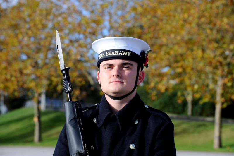 Pictured is: Euan Green, 23, Able Seaman (AB), served in the Royal Navy for four years. Picture: Sarah Standing (031123-2588)