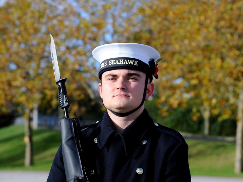 Pictured is: Euan Green, 23, Able Seaman (AB), served in the Royal Navy for four years. Picture: Sarah Standing (031123-2588)