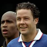 Former skipper Adrian Whitbread spent six seasons at Fratton Park, making 158 appearances and scoring three times. Picture: Clive Brunskill/Allsport