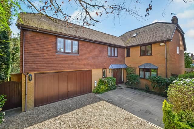 This six bedroom house in Treeside Way, Waterlooville, is on the market for £850,000. It is listed by Fine and Country.