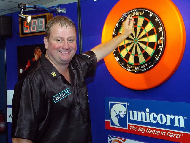 Cosham's Andy "Rocky" Jenkins pictured at the oche in 2006.