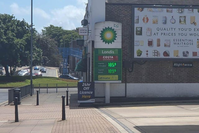 BP, Cosham, Portsmouth: Petrol:  £1.85.9. Diesel:  £1.89.9. Picture: Habibur Rahman