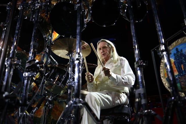 Iron Maiden Drummer Nicko McBrain took part in the event playing on a one-off customised drum kit featuring the Iron Maiden mascot “Eddie the Head” wearing various Royal Marines uniforms that have been worn since the formation of the corp.