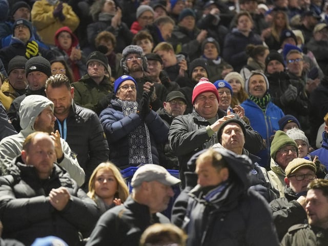20,151 fans were packed inside Fratton Park for the goalless draw against Norwich.