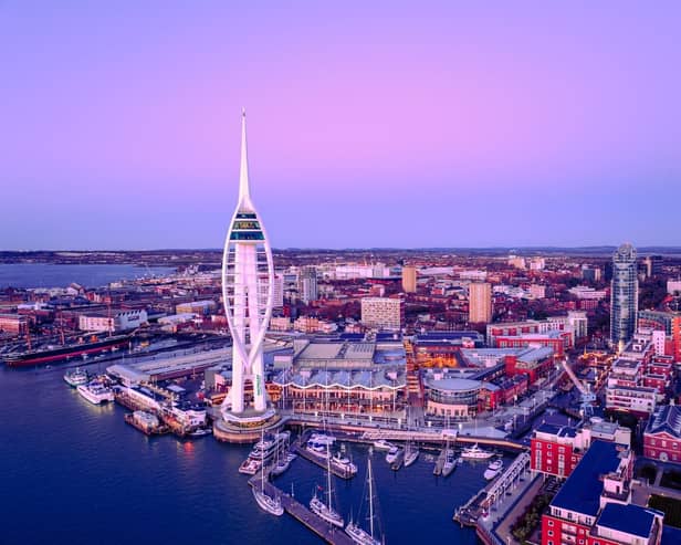 The Spinnaker Tower will light up orange to raise awareness about Prader-Willi Syndrome (PWS). Picture: Marcin Jedrysiak