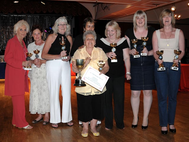 2008 Portsmouth Ladies' Winter Darts League Division E winners Invincibles.