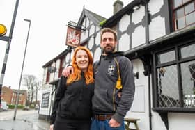 Christine Sloan with her partner, Dan Smith at the Milton Arms, Portsmouth.

Picture: Habibur Rahman