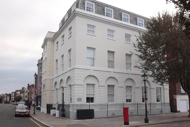 A former bank at 60, High Street, Old Portsmouth, was saved from demolition in 1966 by Portsmouth museums committee. Picture: Bob Hind