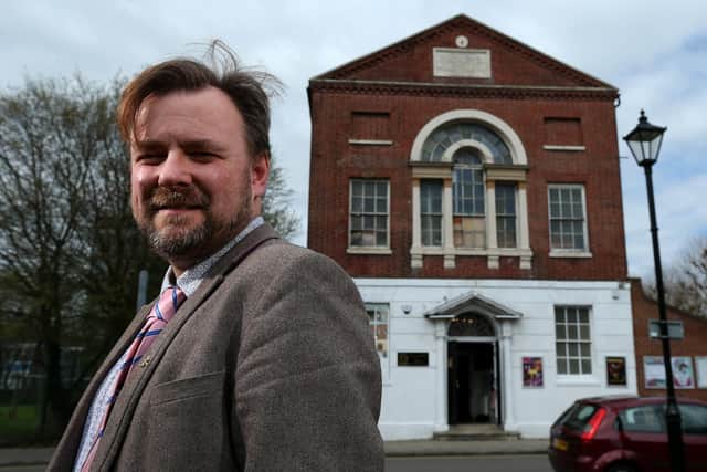 Richard Stride, who was the artistic director at Groundlings Theatre, Kent Road, Portsmouth, when the burglary took place last September.