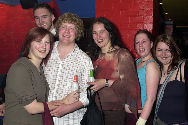 Clubbers having a good time at Subway in Club EQ at Granada Road, Southsea in the 00s.