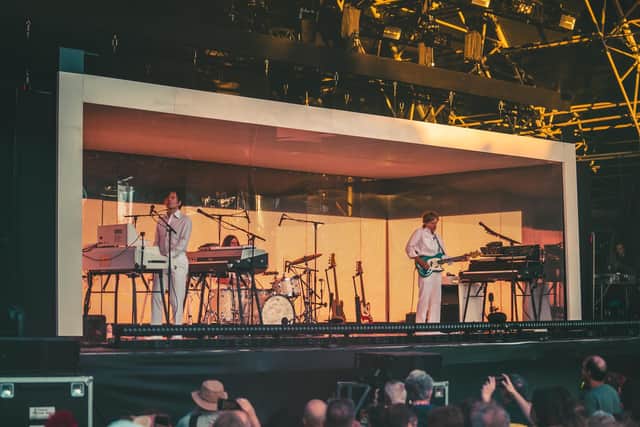 Air at Summer Sessions in Guildhall Square, Southampton on June 27, 2024. Picture by Jim Cooke