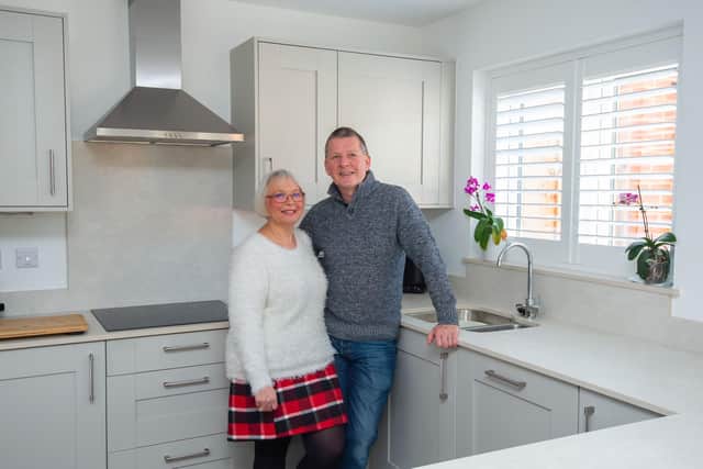 Michaela and Ian Withycombe received a £20,000 incentive when they purchased their new home from Bellway