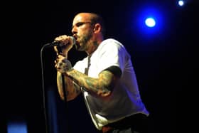 Joe Talbot of Idles at Portsmouth Guildhall, September 12, 2021. Picture by Paul Windsor