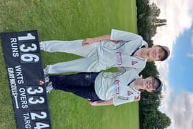 Railway Triangle centurions Zoe Stride, left, and Rosie Davis