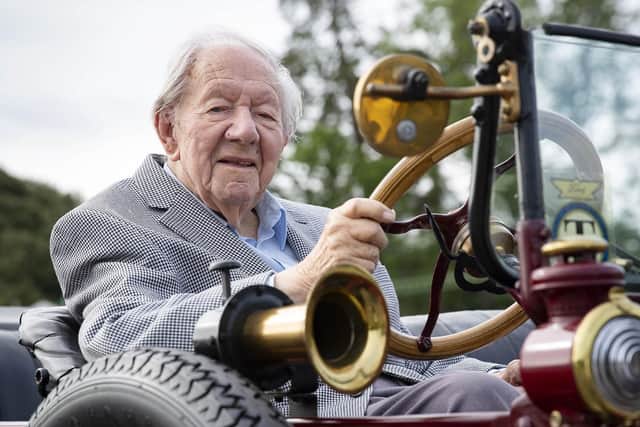 Harold Baggott goes for a drive in a Model T from 1915 at the Beaulieu Motor Museum Picture: Matt Alexander/PA Wire