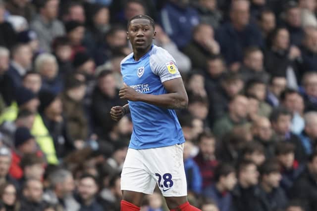 Di'Shon Bernard has yet to play in his preferred centre-half role since joining Pompey. Picture: Jason Brown/ProSportsImages