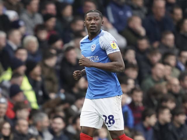 Di'Shon Bernard has yet to play in his preferred centre-half role since joining Pompey. Picture: Jason Brown/ProSportsImages
