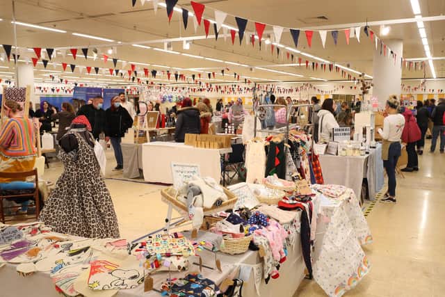 We Create Market indoor market in the old Sainsbury's.
Picture: Stuart Martin (220421-7042)