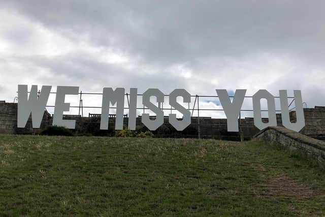A message from the organisers of Victorious festival in Portsmouth Picture: Byron Melton