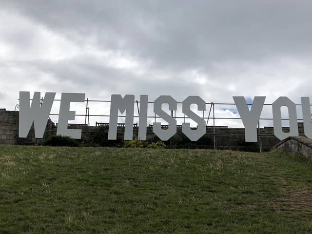 A message from the organisers of Victorious festival in Portsmouth Picture: Byron Melton