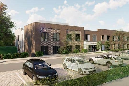 A CGI of how the extra care centre planned for the site of Edinburgh House in Cosham Portsmouth could look