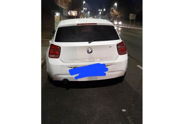 The driver was arrested in Anglesea Road. Picture: Hampshire police.