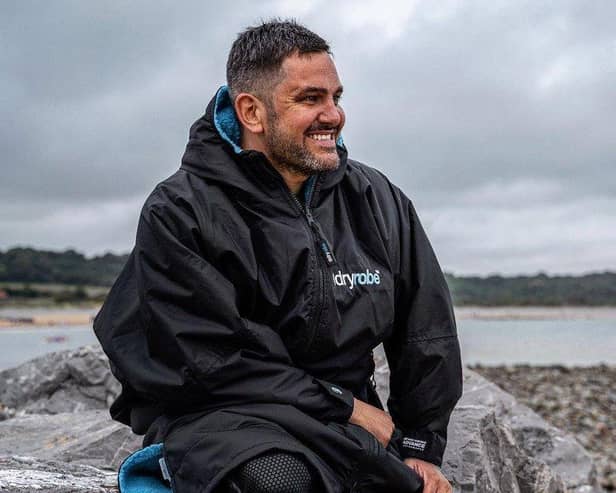 Jordan Wylie is attempting to standup paddleboard around Britain