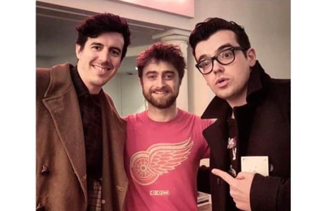 James Percy was in Potted Potter in Las Vegas - and met Daniel Radcliffe