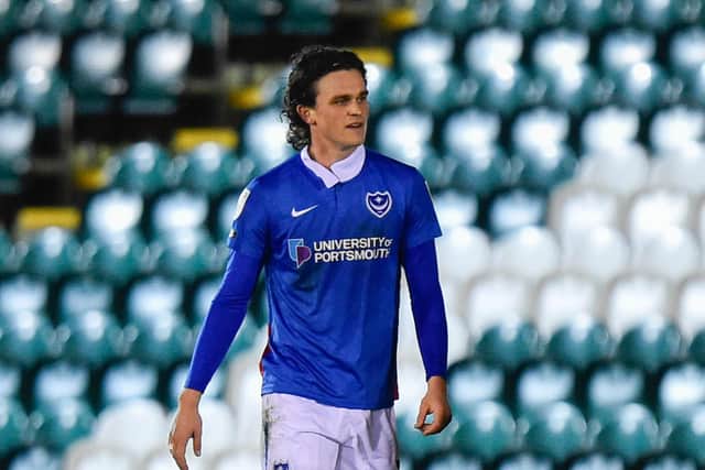 Gaffer for a Day, Ian Limb, wants Rasmus Nicolaisen replaced by Jack Whatmough against Plymouth. Picture: Graham Hunt/ProSportsImages