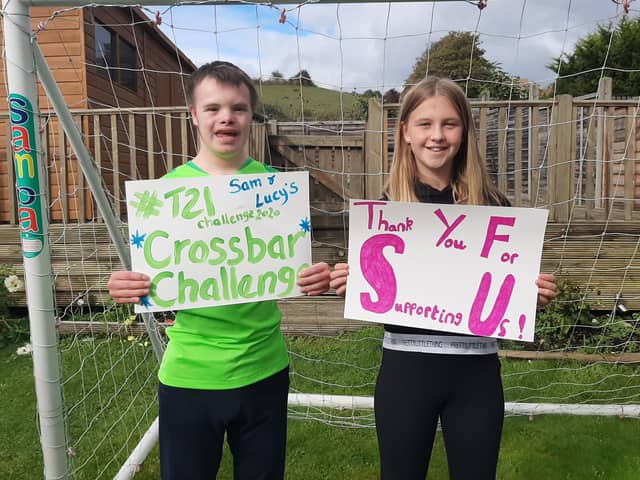 Sam and Lucy Ford from Portsmouth are fundraising for Portsmouth Down Syndrome Association 