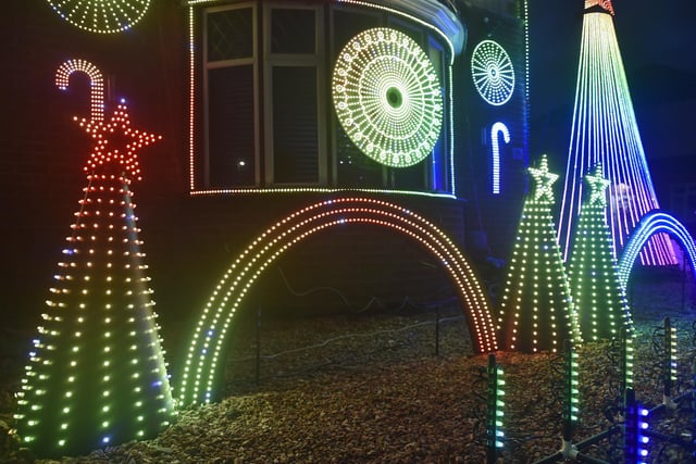 The Semmens Family Light Show in Highbury Grove in Cosham, which is a big hit in the area.

Picture: Sarah Standing (111223-3439)