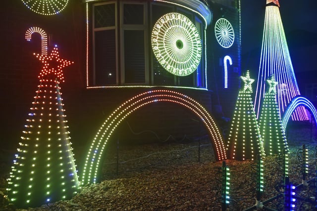 The Semmens Family Light Show in Highbury Grove in Cosham, which is a big hit in the area.
Picture: Sarah Standing (111223-3439)