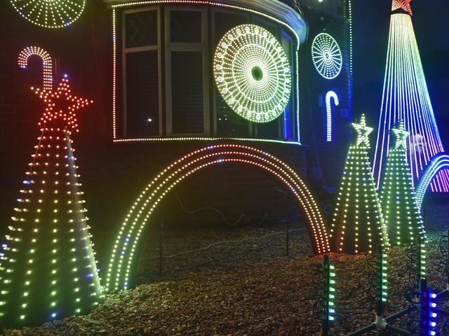 The Semmens Family Light Show in Highbury Grove in Cosham, which is a big hit in the area.

Picture: Sarah Standing (111223-3439)