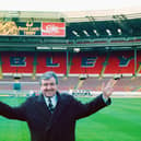 Terry Venables has died at the age of 80. 
Picture: Terry Venables is unveiled as the new England manager at Wembley Stadium on January 28, 1994 in London, England. (Photo by Mike Hewitt/Allsport UK/Getty Images)