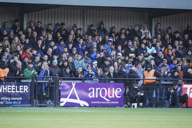 Pompey fans faced a five-hour round trip to cheer on Danny Cowley's side today.