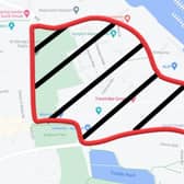 The dispersal order covers large swathes of the town centre. Picture: Gosport Police.
