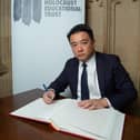 Alan Mak MP signs the Holocaust Educational Trust's Book of Commitment
