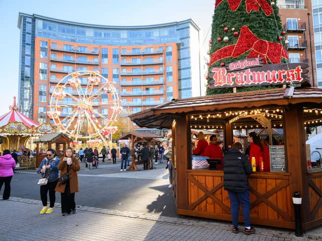A view of the Gunwharf Quays Christmas Village
Picture: Keith Woodland (111121-33)