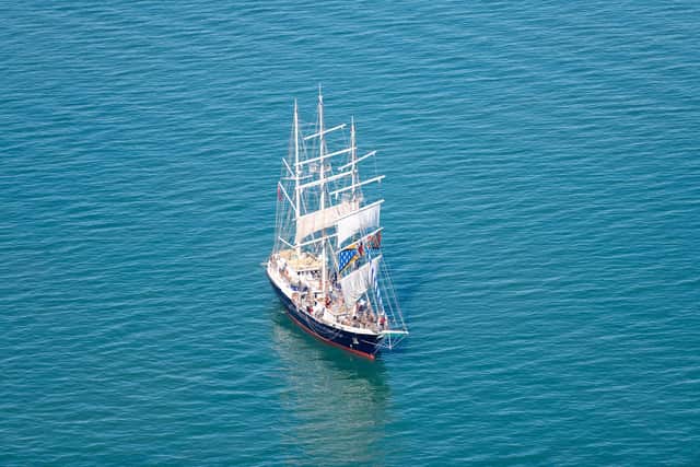 TS Tenacious will be running in and out of Portsmouth during the training. Picture: Royal Navy