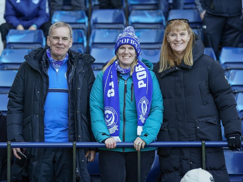 Enjoying Pompey's first trip to West Brom in more than 16 years.