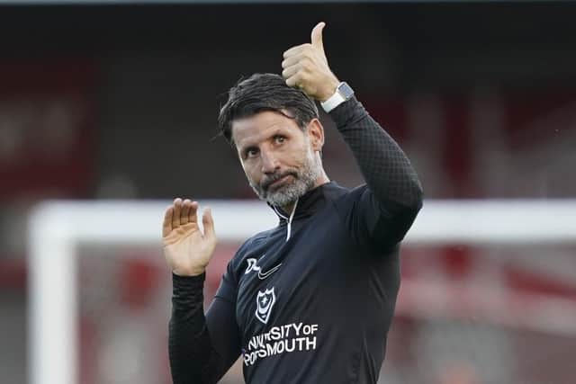 Pompey boss Danny Cowley.